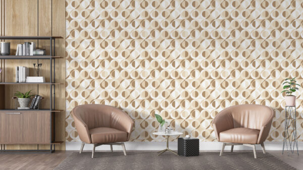 Vector geometric Circle wallpaper for wall