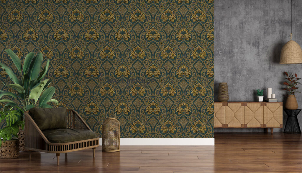 vintage designer wallpaper for wall