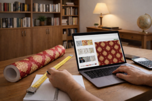 Buying Wallpaper for Wall Online Risky